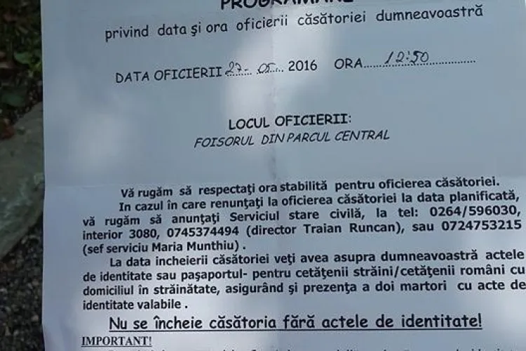 Ce au pățit doi clujeni care așteptau să fie căsătoriți: Să vă fie RUȘINE!