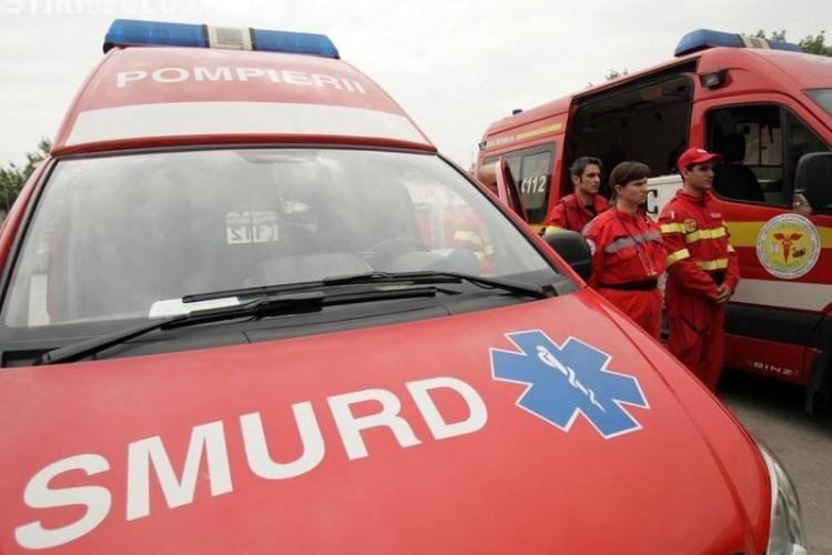 Accident cu trei victime la Cluj! Un șofer beat s-a răsturnat cu mașina
