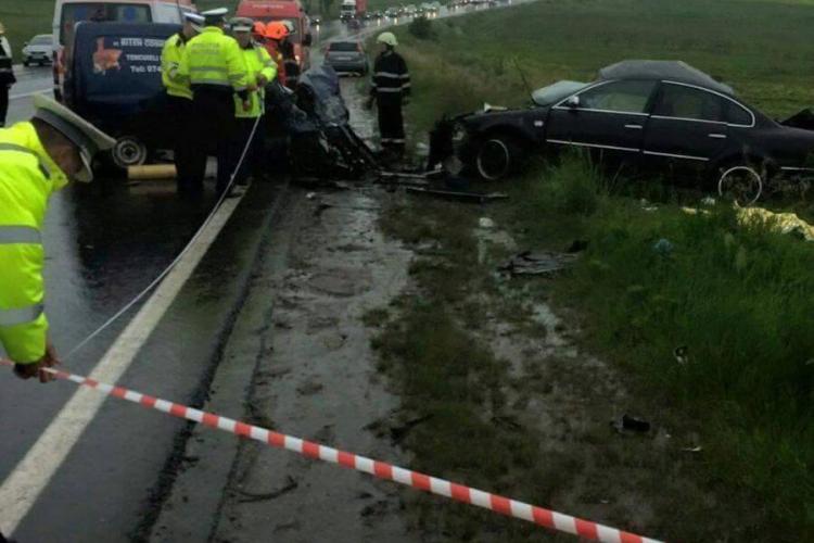 Accident cu TREI MORȚI la ieșire din Turda spre Cluj-Napoca - FOTO