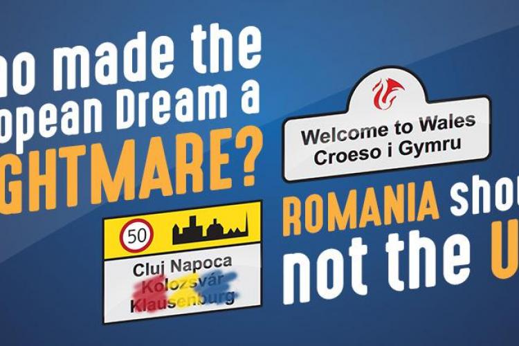 Problema placutelor bilingve de la Cluj, folosită de extremiștii din Olanda, care cer iesirea României din UE