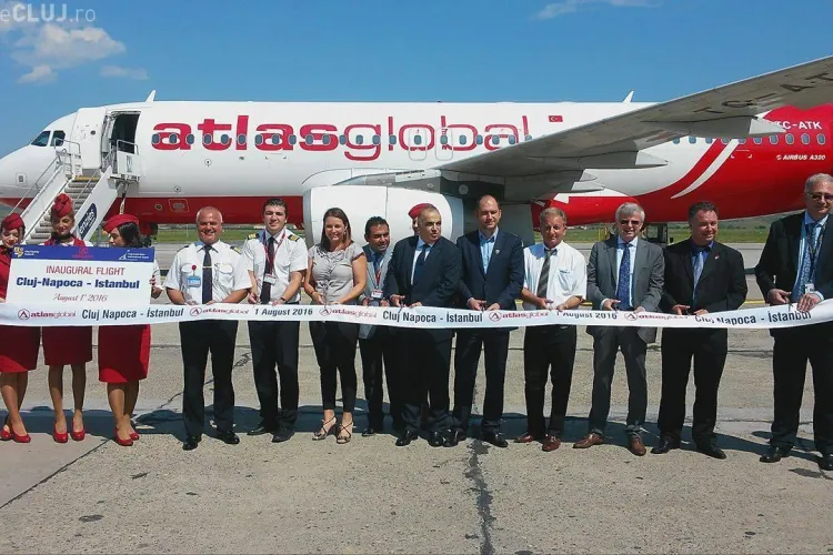 Atlasglobal a inaugurat zborul Cluj-Napoca - Istanbul