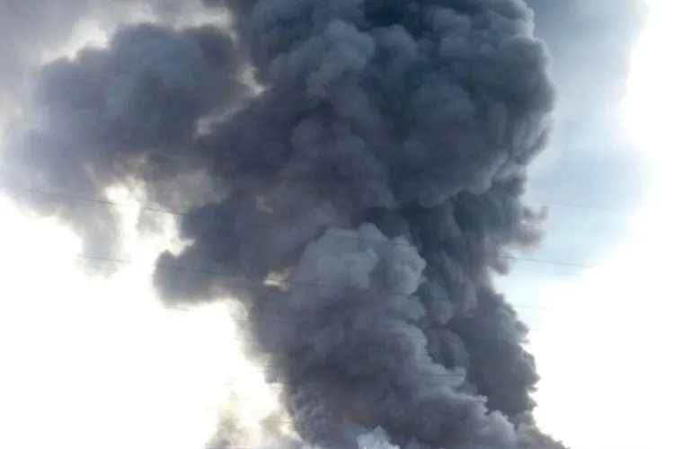 Incendiu PUTERNIC în Apahida, în satul Câmpenești - VIDEO