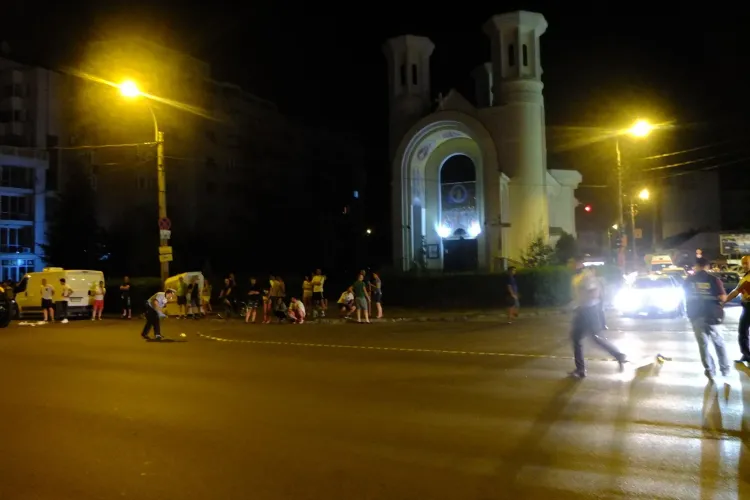 Accident pe Dorobanților, lângă MOL: ”Făceau liniuțe” - FOTO