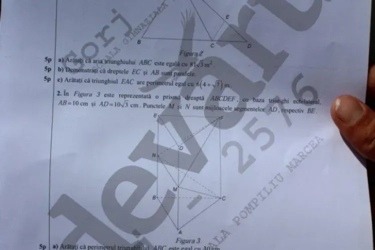 EVALUAREA NAŢIONALĂ 2016. Subiect controversat primit la matematică