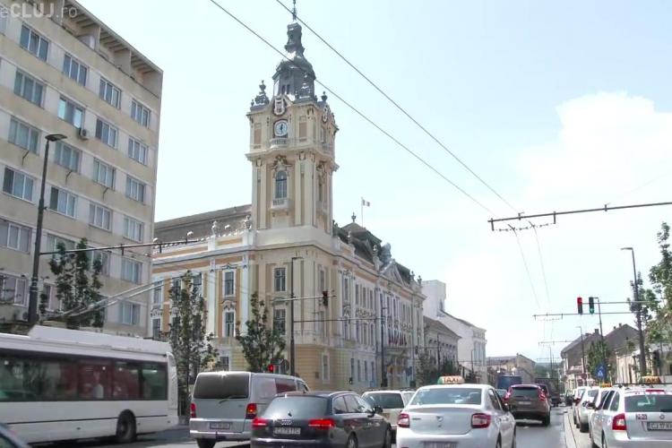 Turnul cu ceas de la Primăria Cluj-Napoca a fost pus în funcțiune ‪- Galerie FOTO