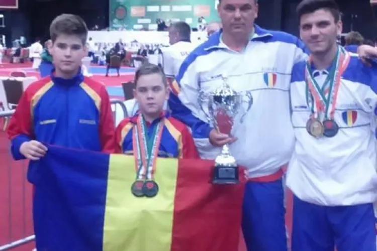 Karatist clujean, dublu campion mondial la doar 10 ani FOTO