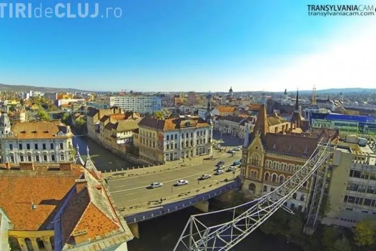 La un pas de tragedie, marți seara, la Podul Horea, din centrul Clujului