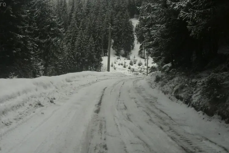 Va fi modernizat drumul spre pârtia de schi Buscat