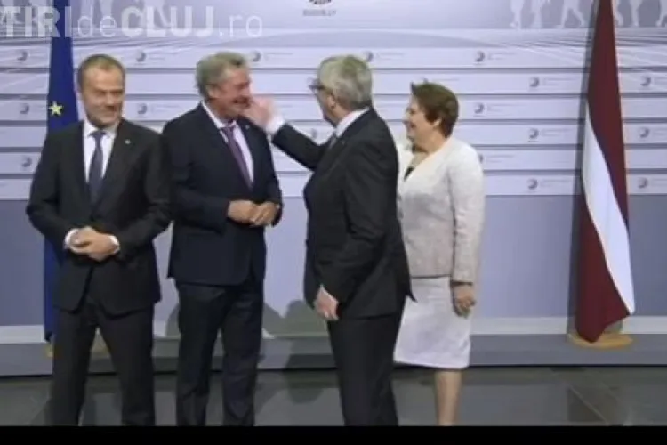 Șeful Comisiei Europene, surprins în timp ce pălmuia mai mulți lideri europeni VIDEO