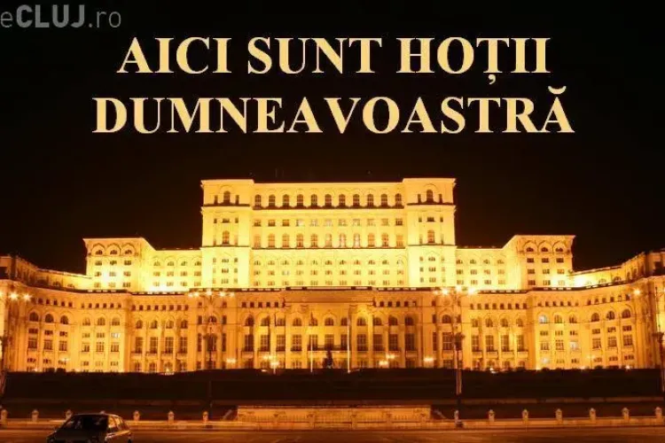 Protest la Cluj-Napoca, față de clasa politică