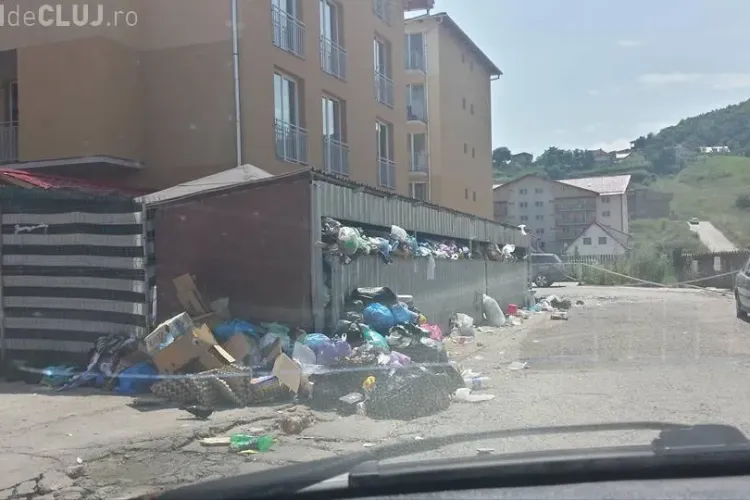 Floreștiul este sufocat de gunoaie, dar Prefectura Cluj nu a emis acordul privind starea de alertă