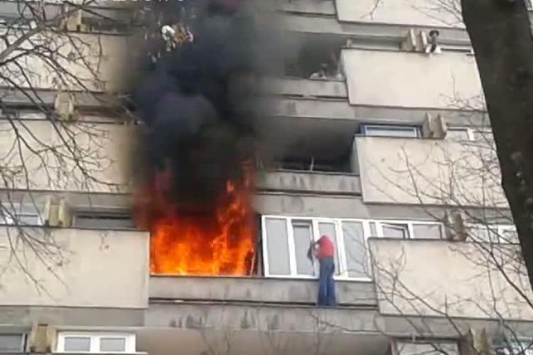 Un clujean și-a dat foc la apartament