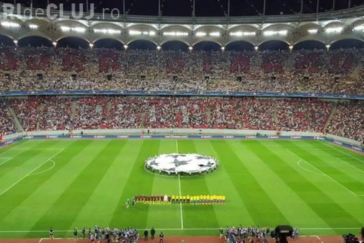 Dinamo a umilit Steaua la meciul cu Manchester. Mesajul ”Doar Dinamo Bucureşti” a apărut în tribună - VIDEO