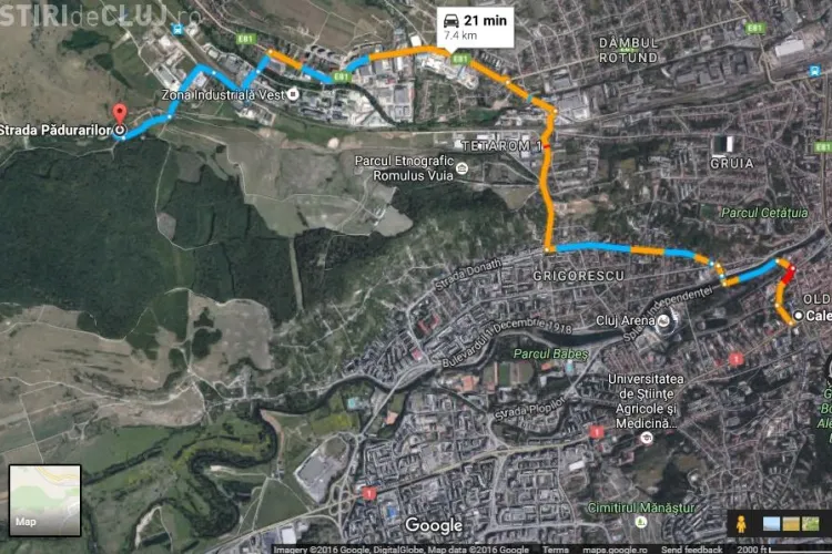 Clujenii de pe strada Triajului așteaptă asfaltul de opt ani