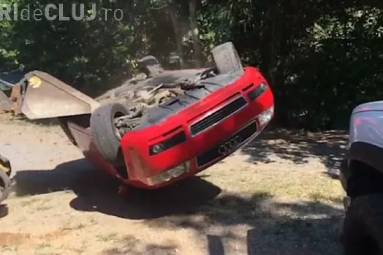 Furios, un tată i-a distrus AUDI -ul fiicei sale. Ce l-a supărat - VIDEO