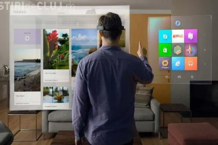 Microsoft a lansat pe piață un gadget SF. Cât cost HoloLens