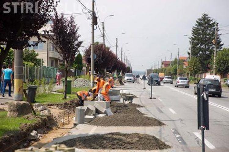 Se modernizează strada Corneliu Coposu. Ultima dată a fost reabilitată acum 20 de ani FOTO