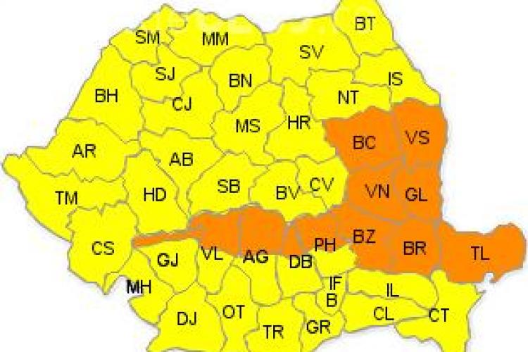 România sub cod galben de furtuni! Ce anunță ANM