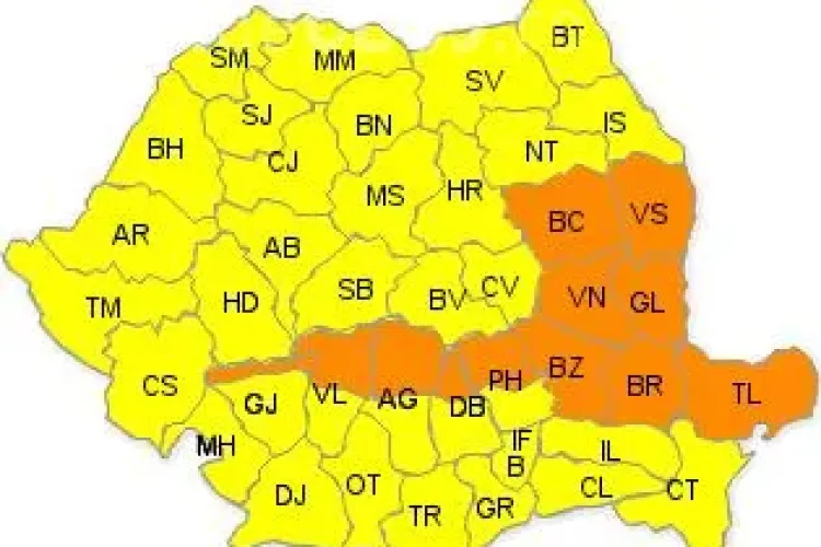 România sub cod galben de furtuni! Ce anunță ANM
