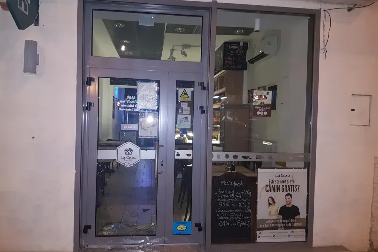 Hoț prins în flagrant la Cluj. A spart un magazin, dar a dat nas în nas cu firma de pază - FOTO cu spărgătorul