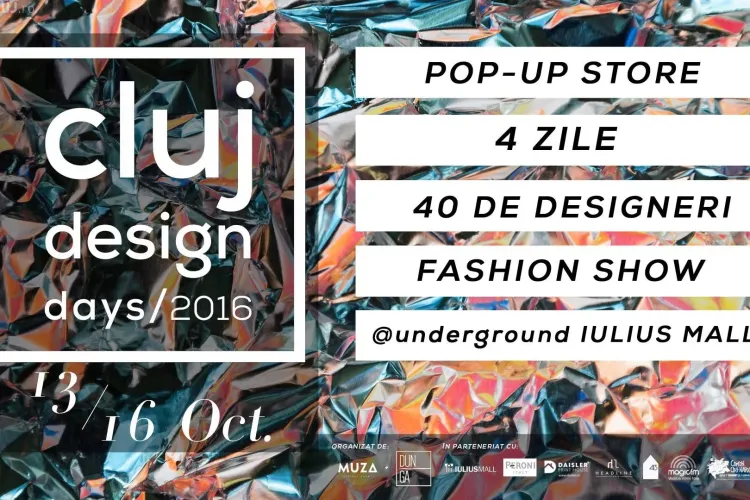 Artiștii români își prezintă creațiile inedite în cadrul Cluj Design Days, la Iulius Mall 