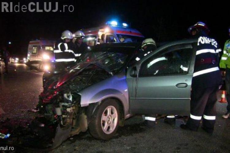 CLUJ: Șapte persoane au fost rănite în urma unui accident rutier VIDEO