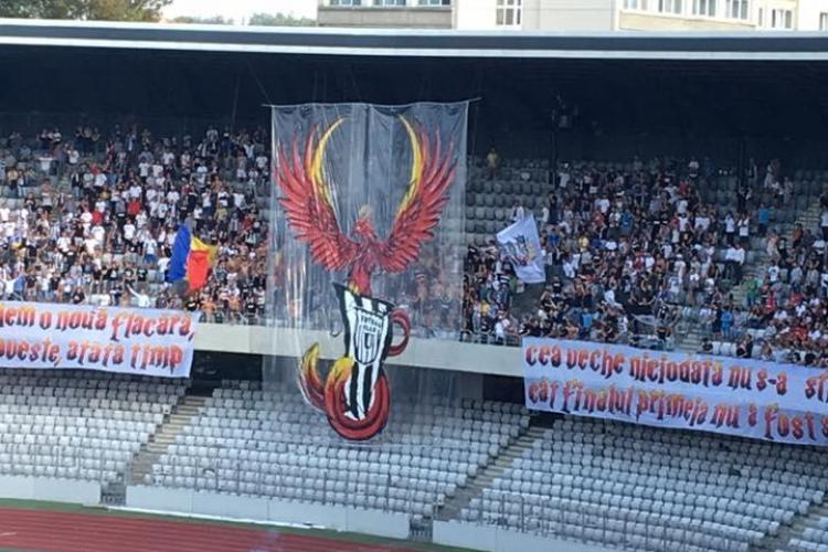 U Cluj a câștigat cu 12 - 0 meciul cu Unirea Tritenii de Jos. Ce au făcut suporterii - VIDEO