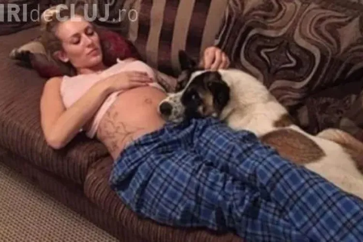Câinele se punea pe burta ei și ea nu înțelegea ce se întâmplă. A aflat tot la spital