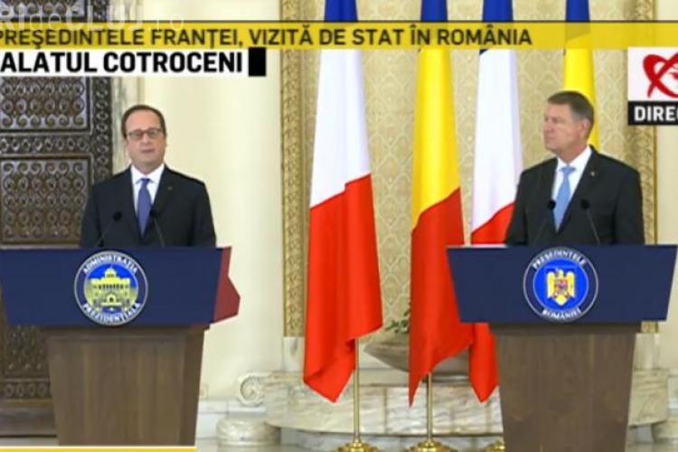 Iohannis, după întâlnirea cu Francois Hollande: Relaţia cu Franţa reprezintă o prioritate de prim rang Iohannis, după întâlnirea cu Francois Hollande: Rela