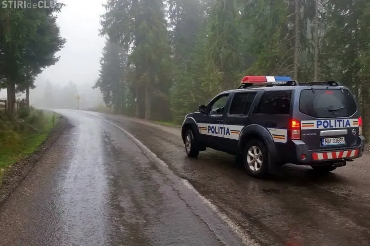 Avertismentele polițiștilor pentru șoferii clujeni! Cum trebuie să conduceți pe timp ploios