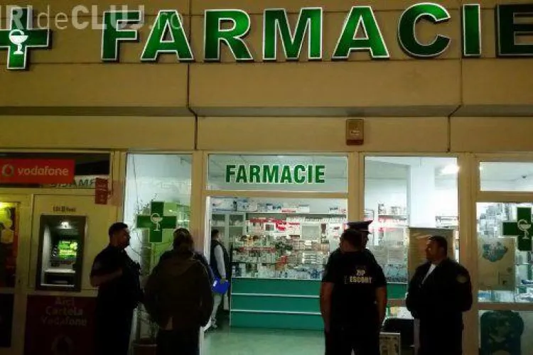 Un militar din Cluj a dat un ATAC la o farmacie! A stropit-o cu benzină pe farmacistă și a cerut BANII