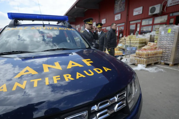 Razie ANAF în piața Agro Transilvania din Dezmir