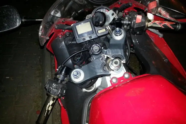 Accident pe strada Unirii, în Gheorgheni! Un motociclist a fost rănit - FOTO și VIDEO