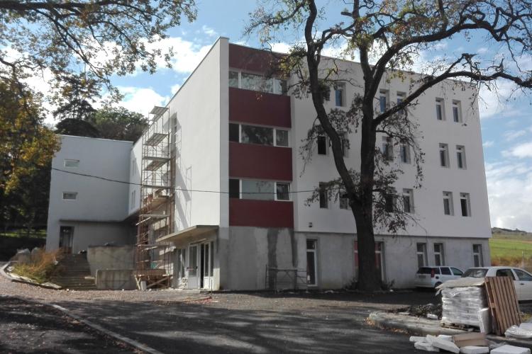 Noua clădire a Spitalului de Boli Psihice-cronice Borşa este aproape terminată - FOTO