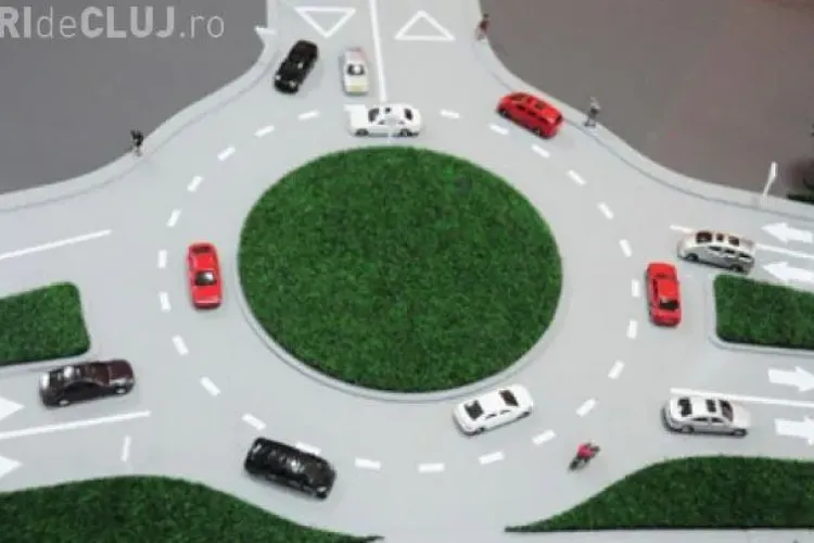 Cluj-Napoca: Amenajare sens giratoriu pe strada Maramureșului