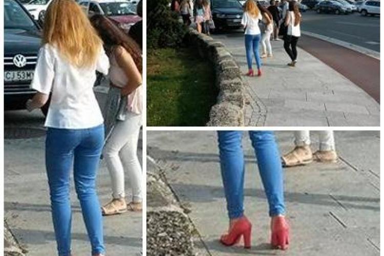 Cluj: La început de an școlar și-a luat pantofi cu toc de 15 cm - FOTO