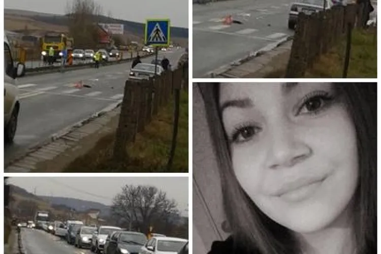 O fată de 16 ani, Alexandra Filimon, a murit în Vâlcele, cu zile. Ambulanța a trecut peste bordurile de pe DN1 - FOTO