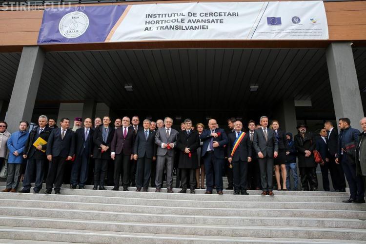 Premierul Dacian Cioloș a inaugurat la Cluj cel mai mare institut de cercetare din Transilvania