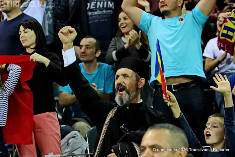 Povestea preotului din Ticu (județul Cluj), suporterul numărul 1 al handbalului românesc - FOTO