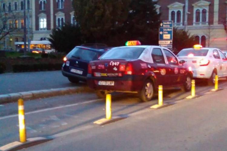 Și taximetriștii din Cluj-Napoca sunt șicanați - FOTO
