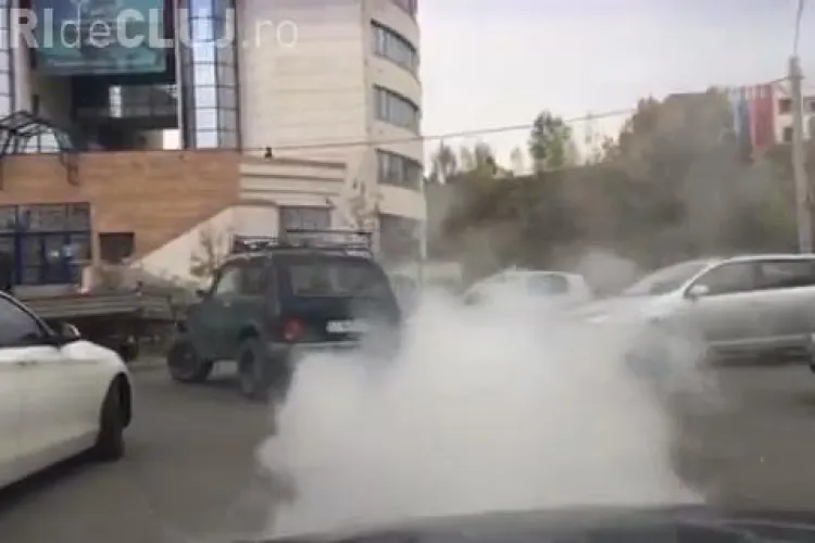 ALO RAR Cluj! Autoturismul AFUMĂTOARE pe străzile Clujului - VIDEO