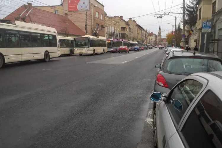 Cluj-Napoca: Dosar penal pentru un șofer care a blocat traficul pe B-dul 21 Decembrie și strada Paris