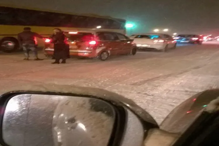 Clujul e sub ZĂPADĂ! Oficial a venit IARNA 