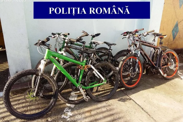 Biciclete în valoare de peste 18.000 lei, recuperate de polițiștii clujeni FOTO