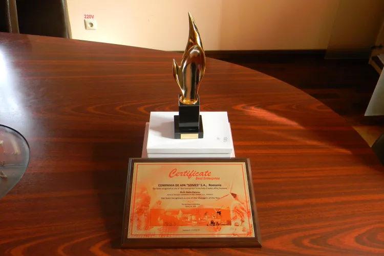 Compania de Apă SOMEȘ, recunoscută internațional. Ce distincție prestigioasă a primit