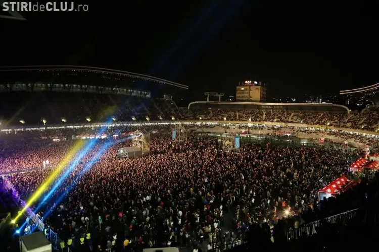 Trei concerte mari pe Cluj Arena în 2017