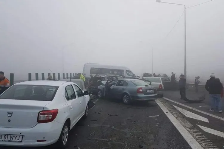 FOTO / VIDEO: Accident GRAV pe Autostrada Soarelui: 4 morți și zeci de răniți