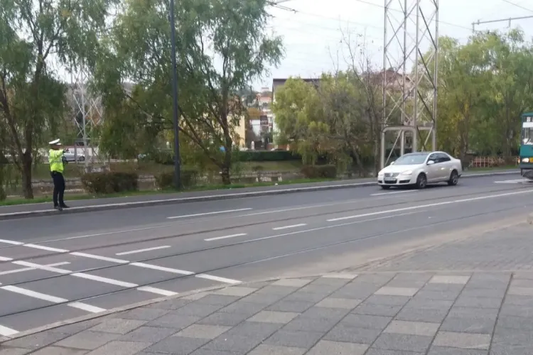 Razie pe strada Splaiul Independenței, din Cluj. Câți șoferi au rămas fără permis în doar câteva ore