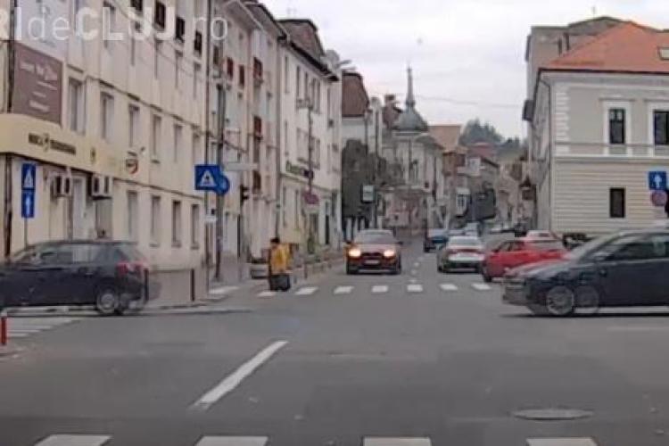 Cluj - Am X6, merg pe unde vreau! Ce a făcut acest șofer - VIDEO