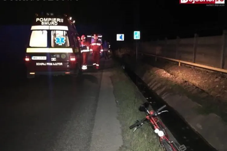 CLUJ: Biciclist implicat într-un incident rutier. Era aproape de comă alcoolică VIDEO